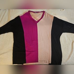 NWOT White Birch XL Color Block with Criss Cross